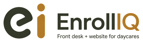 EnrollIQ — Front desk + website for daycares